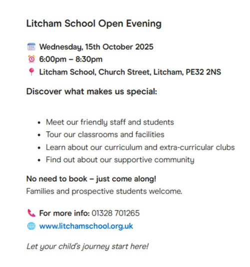 Open evening