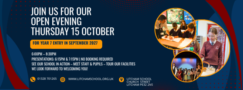 Open Evening banner